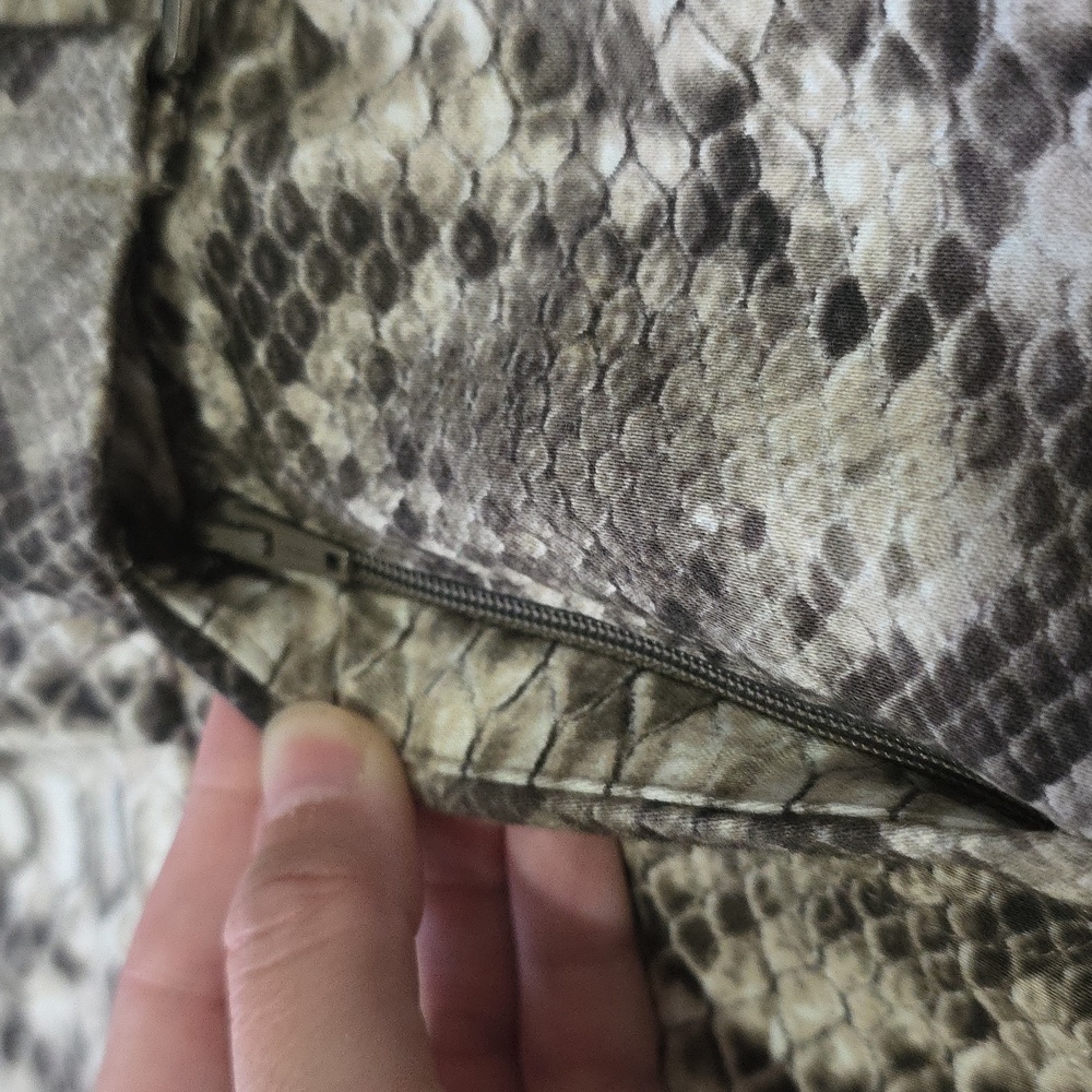Michael Kors Brown Snakeskin Pencil Skirt - Picture 6 of 6